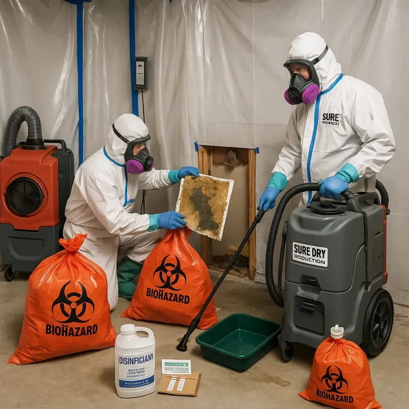 Contaminated Water Handling Protocols process in Clay County, SD